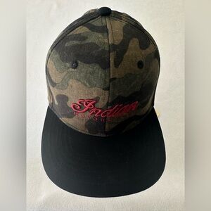 Indian Motorcycle Camo Cap/Hat Part # 2861709 Adjustable Snap Back OSFM NWT